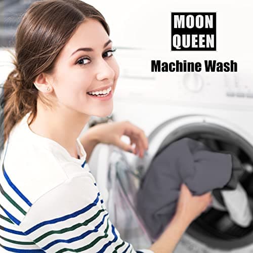 MOONQUEEN 2 Pack Lightweight Bedding Fitted Sheets - Soft Microfiber Bottom Sheet - Deep Pocket - Shrinkage and Fade Resistant - Easy Care (Queen, Grey) 6