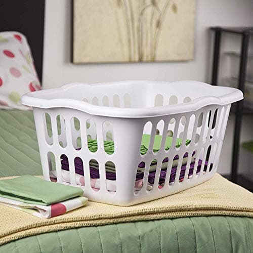 Sterilite Rectangular Laundry Basket, White 4
