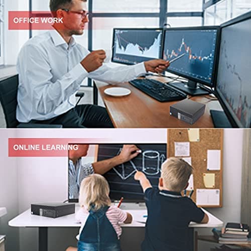 Dell OptiPlex 5070 Desktop Computers Windows 11 Pro,8 Core i7 9700 up to 4.7GHz,32GB DDR4, 1TB M.2 NVMe SSD,Intel Wireless Wi-Fi 6E AX210 & Bluetooth 5.2, HDMI Adapter, Only by Titan ITAD(Renewed) 6