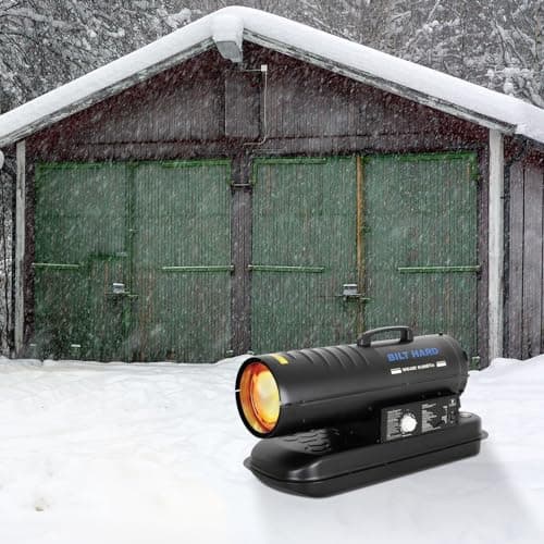 BILT HARD 85,000 BTU Forced Air Kerosene Diesel Heater, Portable Torpedo Space Heater with Thermostat Control for Outside, Jobsite, Garage, and Construction Sites, CSA Certified 8