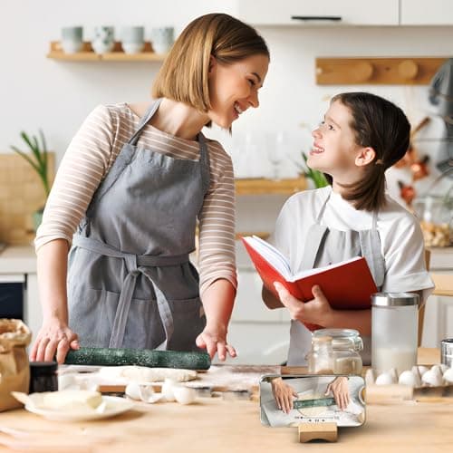 Erongoo Marble French Rolling Pin for Baking, 12 Inch Non Stick Polished Rolling Pin for Dough, Heavy Dough Roller for Fondant Pizza Pie Crust Cookie Pastry Bread, Kitchen Baking (Indian Green) 8