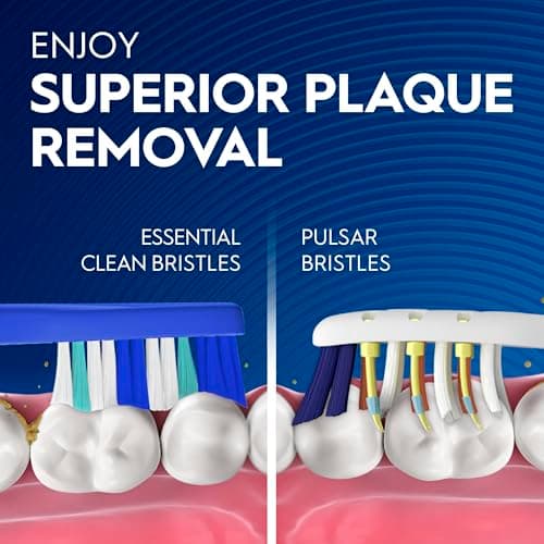 Oral-B Pro-Health Pulsar Battery Toothbrush, Soft, Blue , 2 Count (Pack of 1) 6