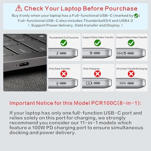 Laptop Docking Station Stand Dual Display 4K HDMI USB3.0 3.5mm Audio Jack 8-IN-1 360° Swivel Laptop Stand for Desk with USB-C Hub Multiport Adapter Universal for MacBook Pro/Air/Dell/HP/Surface/Lenovo 6
