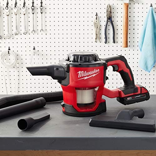 Milwaukee 0882-20 M18 Lithium Ion Cordless Compact 40 CFM Hand Held Vacuum w/ Hose Attachments and Accessories (Batteries Not Included, Power Tool Only) 6