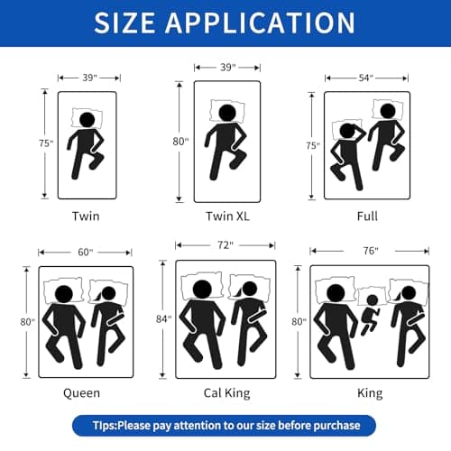 Czpalo 3 Inch Gel Memory Foam Mattress Topper Queen, Cooling Mattress Topper with Removable & Washable Bamboo Cover, CertiPUR-US Certified 7