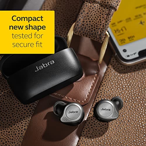 Jabra Elite 75t– True Wireless Earbuds with Charging Case, Titanium Black – Active Noise Cancelling Bluetooth Earbuds with a Comfortable, Secure Fit, Long Battery Life, Great Sound 6