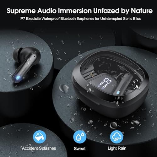 Wireless Earbuds, AI Translating Ear Buds, 135 Languages Translating Earphones, Wireless Bluetooth Translation Earbuds, HiFi Stereo, 45H, Business Trip, Earbud Translator fit iOS/Android, Deep Black 8