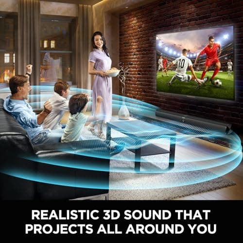 Assistrust Sound Bar for Smart TV, Soundbar with Bluetooth/ARC/Opt/AUX Connect, Auto Volume Boost, 3 Equalizer Modes, 2 in 1 Detachable Soundbar for TV/PC/Gaming/Projectors 6
