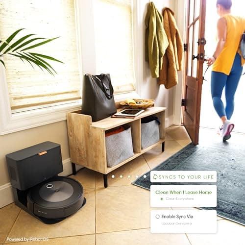 iRobot Roomba j7+ (7550) Self-Emptying Robot Vacuum – Uses PrecisionVision Navigation to Identify & Avoid Objects Like Socks, Shoes, & Pet Waste, Smart Mapping, Self-Empty for Up to 60 Days 8
