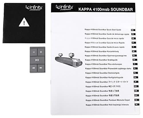 Infinity INF4100MSBSIL Amplified Soundbar for Marine and Powersport Applications 8