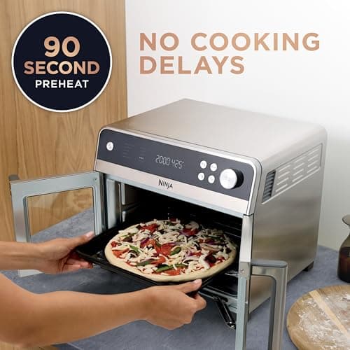 Ninja | French Door Premier | Air Fryer, Convection Oven, Toaster | 5-qt Air Fry Basket, Sheet Pan, Wire Rack, Broil Rack | PFAS-free Cooking Surface, Dishwasher-safe Accessories | FO101 (NEW) 8