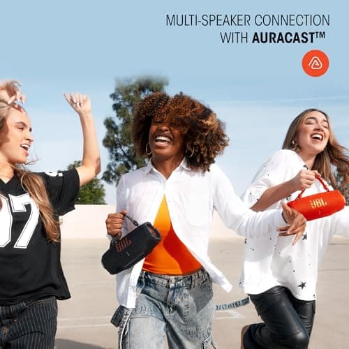 JBL Charge 6 - Portable Waterproof & Drop-Proof Bluetooth Speaker, Bold JBL Pro Sound with AI Sound Boost, 28Hrs of Playtime, Built-in powerbank & Comes with a Sturdy/Removable Carrying Strap (Black) 8