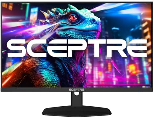 Sceptre 27-inch IPS Prime Eye Care Monitor 100Hz DisplayPort HDMI and USB-C 100% sRGB Build-in Speakers, Machine Black 2025 (E275W-FP100T)