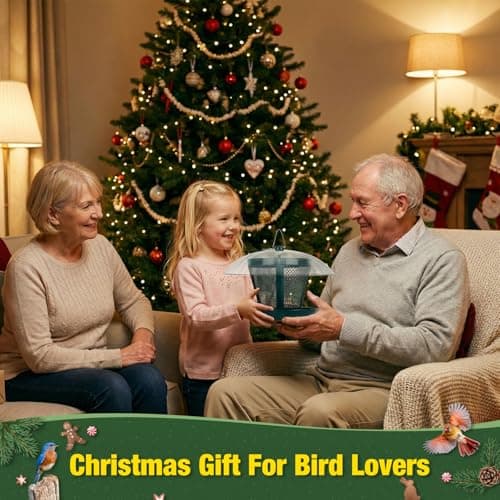 Kingsyard Bird Feeder for Outside, Dual-Use Metal Mesh Wild Bird Feeder with Weatherproof Dome Dual, 2.5 lbs Seed Capacity for Finch Cardinal 6