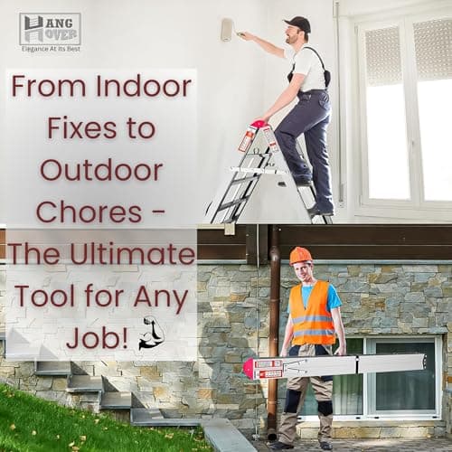 Lightweight Aluminum 4-Step Folding Ladder | Twin Front, Collapsible A-Frame Design with Wide Anti-Slip Pedals | Compact, Portable Step Stool | 330lb Capacity, EN131 Certified 8