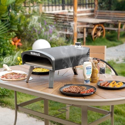 Mimiuo Gas Pizza Oven Outdoor - Portable Propane Pizza Ovens for Outside - Professional Pizza Stove with 13 inch Pizza Stone, Ideal for Any Outdoor Kitchen 7
