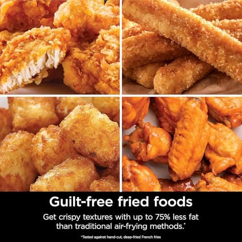 Ninja AF181 Air Fryer Pro XL 6in1 6.5Q Max Crisp Technology Nonstick Basket (Renewed) Bundle with 2 YR CPS Enhanced Protection Pack 9