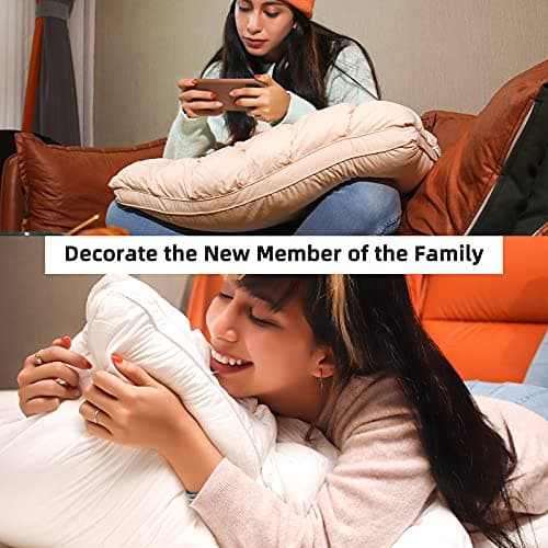 YOUR MOON Soft Pillows Queen Size for Sleeping, Support Bed Pillows, Fluffy Down Alternative Pillow, Luxury Hotel Gel Pillows for Side Sleeping (White) 9