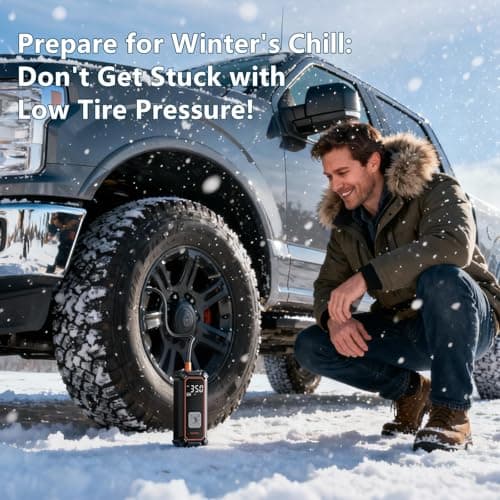 OlarHike Cordless Tire Inflator Portable Air Compressor, 150PSI Dual Power - 5400 mAh & 12V DC, Air Pump for Car Tires, Bike, Motorcycle, Bicycle, Electric Pump with LED Light & Digital Pressure Gauge 13