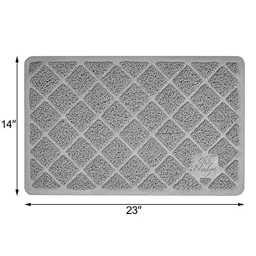 Niubya Premium Cat Litter Mat, Litter Box Mat with Non-Slip and Waterproof Backing, Litter Trapping Mat Soft on Kitty Paws and Easy to Clean, Cat Mat Traps Litter from Box 7