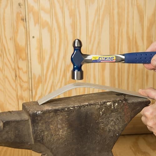ESTWING Ball Peen Hammer - 16 oz USA Made Metalworking Tool with Forged Steel Construction & Shock Reduction Grip - E3-16BP 6