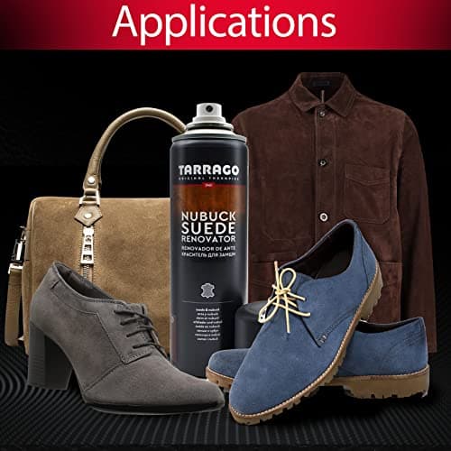 Tarrago Suede Renovator Spray - Revive Footwear Original Color - Great for Suede Shoes, Boots, Jackets, Heels, & More - 250ml 8