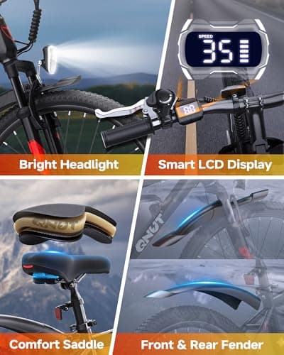 Totem 26" Electric Bike for Adults, Electric Mountain Bike Aluminum Frame, Commuting E-Bike 45Miles with 750W Brushless Motor, Ebike E MTB for Men Women 21 Speed 6