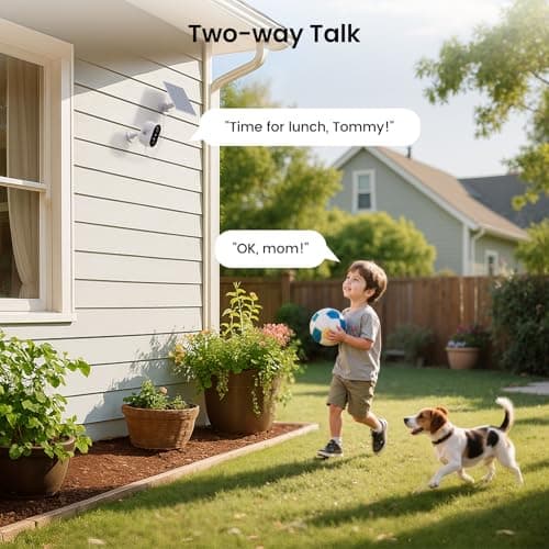 aosu 2K Solar Camera Outdoor Wireless, Cameras for Home Security, WiFi Camera for Home Surveillance with Spotlight Color Night Vision, PIR/AI Motion Detection, 2-Way Talk, IP66 Waterproof 6