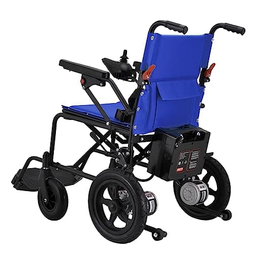 Rubicon DX02- Lightweight (Only 40lbs) Foldable Electric Wheelchair for Seniors - 12 mi Long Cruise Range with 500W Powerful Motor - Airline Approved with Detachable Battery (Model2) 7