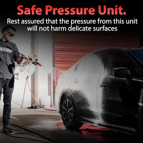 Adam's Polishes Compact Pressure Washer - Powerful, Lightweight, Portable Electric Pressure Washer Sprayer | Max 1500 PSI, 1.2 GPM | for Car Home Auto Patio RV Motorcycle & Garage 7