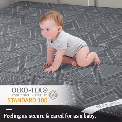 BEDLORE Twin XL Size Mattress Protector, Breathable and Soft 3D air Fabric Noiseless Waterproof Mattress pad, Deep Pocket 6"-15" Depth Dirt-Proof Washable Mattress Cover for Home, Bedroom 6