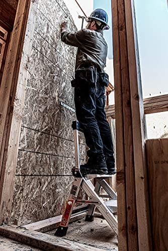 Little Giant Ladders, Jumbo Step, 2-Step, 2 foot, Step Stool, Aluminum, Type 1AA, 375 lbs weight rating, (11902), Silver 17