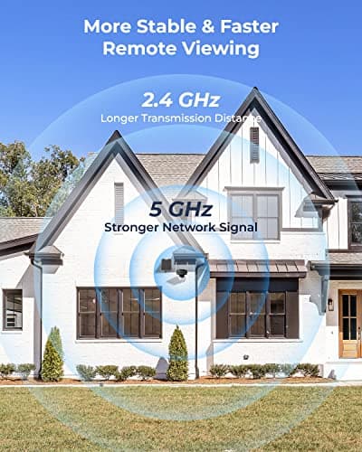 REOLINK 4K 8MP Dual-Lens Solar Security Camera Wireless Outdoor, 180° View for Home Surveillance, 2.4G/5GHz WiFi, Spotlight Color Night Vision, Human/Car/Pet Detection, No Extra Fee, Duo 2+Solar Panel 7