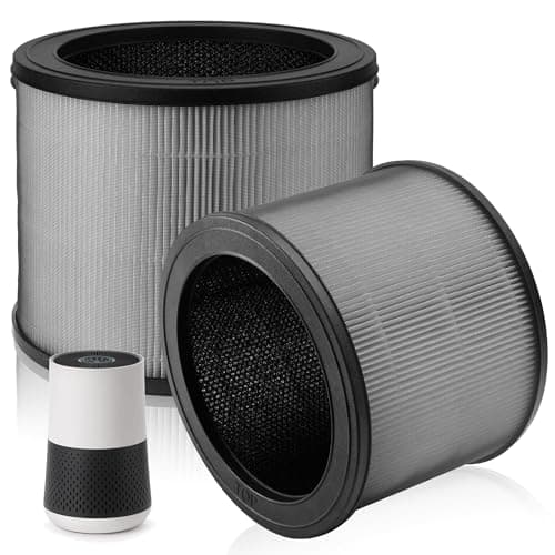 Pulluty A231 A230 Replacement Filter O for Winix A230 and A231 Air Purifier,3 in 1 H13 True HEPA High-Efficiency Activated Carbon Filter.Compare to Part # 1712-0110-00, 1712011000,2 Pack