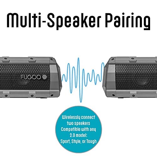 FUGOO Element | Portable Bluetooth Speaker, 360 Audio, 60W, IPX7 Rating, Up to 40 Hours Playtime | Floats on Water | Built-in Mic – Siri/Google Now 5
