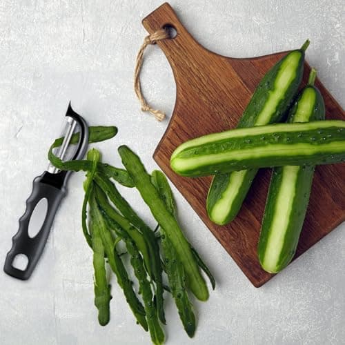 Swivel Vegetable Peeler, Potato Peeler with Blemish Remover, Veggie Peeler with Sharp Stainless Steel Blades, Fruit Peeler with Comfortable Handle for Kitchen 8