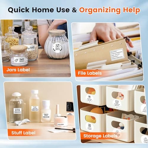 Phomemo M120 Bluetooth Label Maker - Portable Thermal Barcode Printer with App, 2" Wide Labels, Wireless Sticker Printer for Small Business,Home Office,QR Codes,Address Labels - iOS/Android Compatible 8