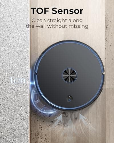Laresar Robot Vacuum and Mop Combo, 3 in 1 Robotic Vacuum with 3.5L Self Emptying Station, Equipped with Lidar Navigation,Smart App Control, for Pet Hair/Floors/Carpets, L6 Pro, Black 8
