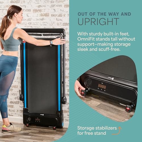 Lifepro Compact Walking pad Treadmill with Removeable Desk Station, Bluetooth App Connectivity, Adjustable Incline - 3in1 Under Desk Design Perfect for Walking, Jogging, Running for Home & Office 5