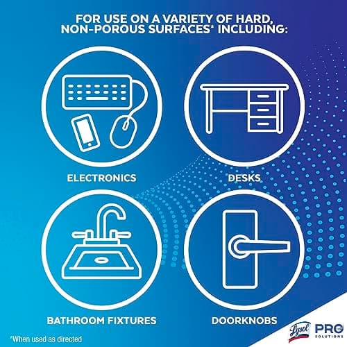 Lysol® Disinfecting Wipes, Lemon And Lime Blossom, 7" x 8", 17.7 Oz, 80 Wipes Per Flat Pack, Carton Of 6 Flat Packs 5