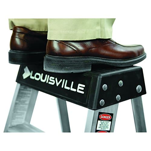 Louisville Ladder 2-Foot Aluminum Step Stool Industrial, 300-Pound Load Capacity, Type IA, AS3002 12