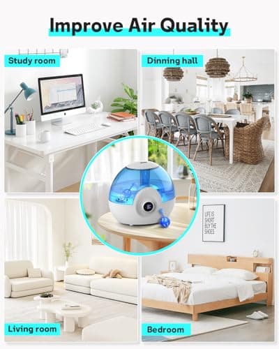 Leemone Humidifier Cleaner 12 Pack, Demineralization Cleaning Ball, Works in All humidifiers and Fish Tanks, Purifies Water, Prevents Hard Water Build-Up, Reduces Scale 7