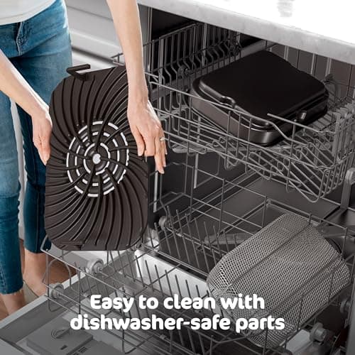 Ninja DG551 Foodi Smart XL 6-in-1 Indoor Grill with Air Fry, Roast, Bake, Broil, & Dehydrate, Foodi Smart Thermometer, 2nd Generation, Black/Silver 10