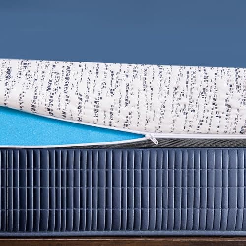 Subrtex Memory Foam Mattress Topper, 4 Inch King Mattress Topper for Pressure Relieving, Soft Breathable Single Bed Toppers Mattress Pads with Removable Washable Cover 6