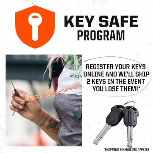 Kryptonite Keeper 712 Bike Chain Lock, 4 Feet Long Heavy Duty Anti-Theft Bicycle Chain Lock with Keys for Bike, Motorcycle, Scooter, Bicycle, Door, Gate, Fence 8