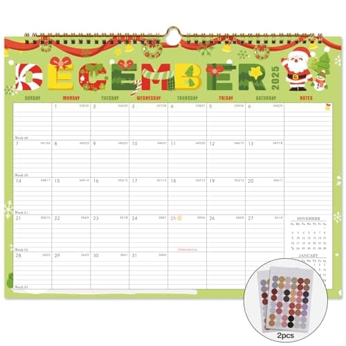 Lbylyhxc Calendar 2026 - 18 Monthly Wall Calendar 2025-2026 from July 2025 to December 2026, 14.8 x 11.5 Inches.Thick Paper includes major holidays and dedicated space for notes and important dates (Calendar 2025-2026 festivals)