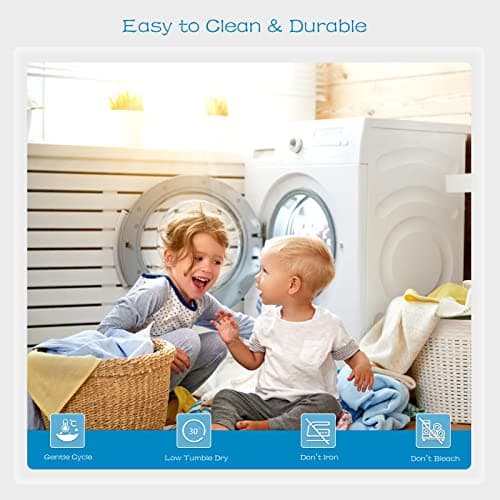 GRT 2 Pack Twin Mattress Protector Waterproof, Breathable & Noiseless Waterproof Mattress Protector Fitted Deep Pocket from 5" to 19", Smooth Twin Mattress Cover Machine Washable 6