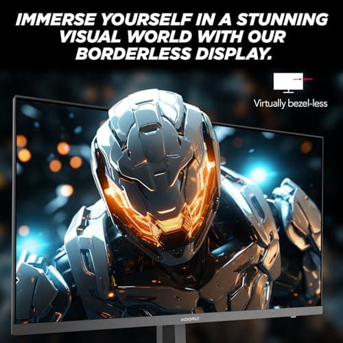 KOORUI Gaming Monitor, 27" 200Hz 1ms Fast IPS Computer Monitor, FHD HDR400 Display, 90% DCI-P3 Color Gamut PC Screen, Adaptive Sync, Ultra Slim Frame, VESA Mountable, HDMI 2.0, DP 1.4, G2711P 6