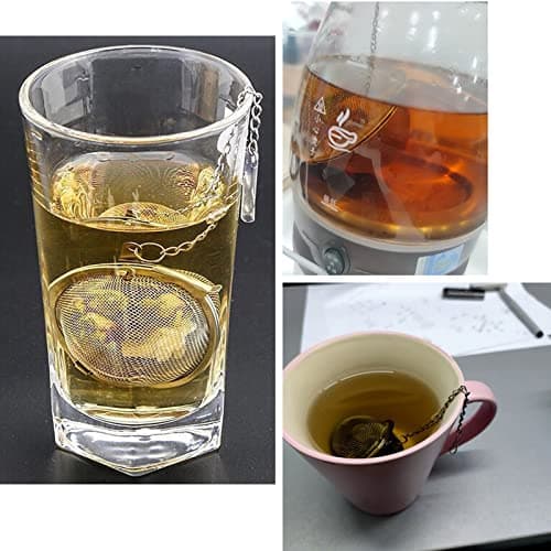 2PCS Premium Tea Infusers for Loose Leaf Tea - Upgraded Tea Strainers and Tea Balls for Flavoring Herbal Spices and Seasonings 6