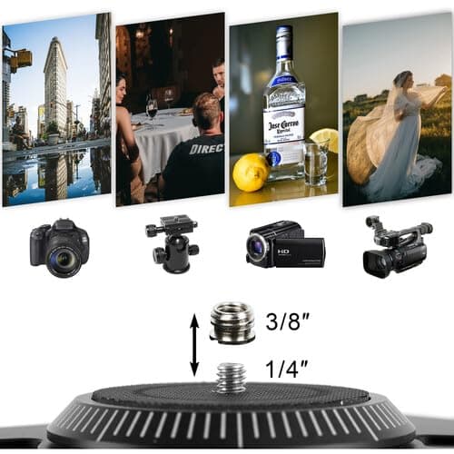 GVM Motorized Camera Slider, 47" Carbon Fiber Dolly Rail Camera Slider with Remote Controller, Time Lapse Photography, Horizontal, Tracking and 120° Panoramic Shooting 5